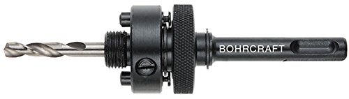 Bohrcraft Lochsägen-Aufnahmeschaft SDS-plus inklusive Bohrer, AS 6 für Sägen 32 - 210 mm in Verpackung, 1 Stück, 19100900006