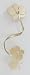 Produktbild Vorhang-Clip, Raffhalter, Magnet-Raffhalter, für Vorhänge und Gardinen, Modell und Farbe Ihrer Wahl (Gardinen Raffhalter, 2490980, Twist Sissy, Metall, Tatsächlich Gold, matt)