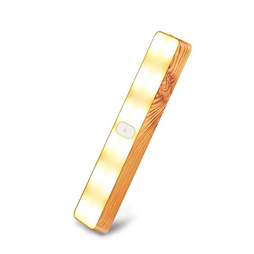 Aisuo Cabinet Lighting, 12LED Magnetic USB Rechargeable Closet Lights with 7 Colors Dimmable, 4 Levels Brightness Adjustable,Good Choice for Home and Kitchen.