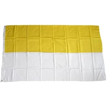 Gelbe Fahne 90 X 150 Cm – Aus 100% Polyester, Wetterfest, Mit 2 Metallösen & Doppelsaum