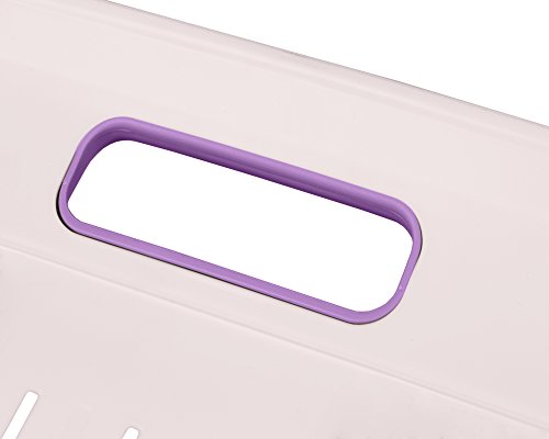 Wäschetruhe Wäschekorb Wäschepuff mit Belüftung Moda Savon 45 Liter mit 4 Griffen Wäschesammler - 5