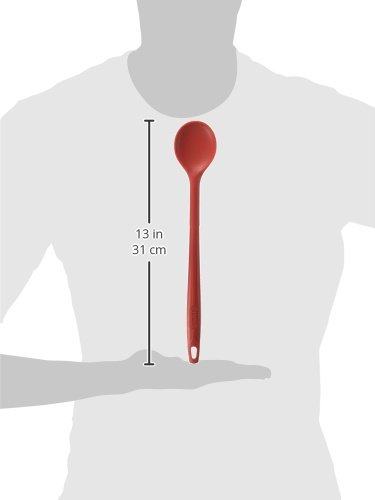 KAISER Kochlöffel 30 cm KAISERflex Red 100% lebensmittelechtes Silikon mit Metallkern spülmaschinengeeignet hohe Formstabilität und Flexibilität - 3
