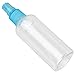 Blue 100ml Empty Plastic Transparent Bottles Sprayer Water Spray Perfume Atomizer Makeup Tool Pack of 12