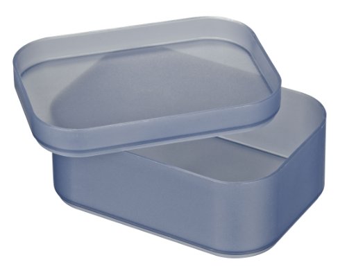 WENKO 20995100 Organizer Ice Cube S Grau – stapelbar, Kunststoff – Polypropylen, 15.5 x 7 x 11.5 cm, Grau - 2