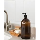 1000 ml AMBER CAM ŞİŞE/POMPALI SABUNLUK