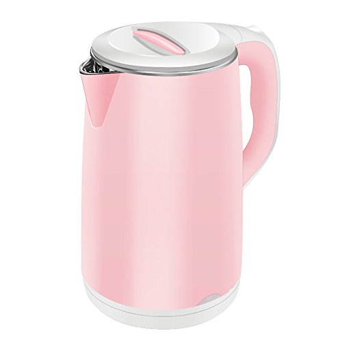 SYF Bouilloire lectrique En Acier Inoxydable, Grande Capacit 1.8L, Mise Hors Tension Automatique (rose) A+