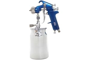 FAST MOVER TOOLS Fast Mover Great Value Steel Suction Spray Gun 2.0mm General Purpose Suitable For Solvent Paint/Primer Cup Size: 1000ml Tough & Durable Not Suitable For Water Based Paints