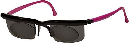 Adlens Sundials Black &amp; Pink Unisex Variable Focus Eyewear