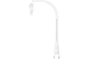 AFUNTA 23 Inch Claw Mobile Bed Bell Holder with Music Box, Adjustable Holder DIY Toy Decoration Hanging Arm Bracket Bed Stent Set Nut Screw