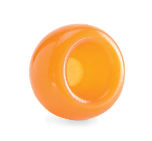 Planet Dog Orbee-Tuff Dog Toy Snoop Treat Dispensing Dog Toys Orange