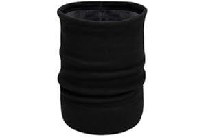 Arcweg Ocieplacz na szyję polarowy komin termiczny dla mężczyzn kobiet elastyczny komin na szyję miękki oddychający szalik na szyję maska na twarz do biegania na nartach na rowerze motocyklu 25 x 25