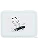 Produktbild BUTLERS Peanuts Brotdose Snoopy Skateboarder 17,5x12,8x6,9 in Weiß mit Comic-Druck - Vorratsdose mit Deckel, Brotbox