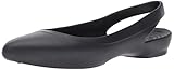  crocs Eve Slingback W, Bailarinas con Punta Cerrada para Mujer, Negro (Black 001), 39/40 EU
