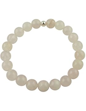 Power-Armband Rosenquarz, Buddha-Armband, Edelstein Armband, Tikra, Arm Mala, Stretcharmband