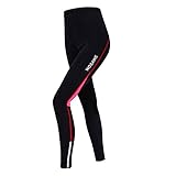 MTSBW Women's Cycling Riding Pants Silicone Cushion Suitable For Long And Short Night Light Cross Country Distance Racing,Pink,S