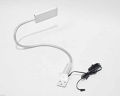 4W LED Bettleuchte Leseleuchte Flexleuchte Nachttischlampe Bettlampe Leselampe … (2er SET „chrom“) - 8