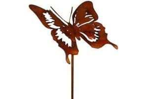 ROSTIKAL Edelrost Animal Papillon Filigranne 52 cm Connecteur Décorer Décoration Rouille Noble Jardin