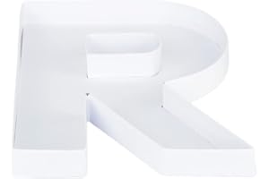 WENPACK 20.8cm Paper Mache Cardboard Letter Shaped Candy Sweet Chocolate Tray Box Container (R)