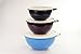 Produktbild TUPPERWARE Rührschüssel Maximilian 7,5L blau + 4,5L dunkellila +2,75L dunkelblau