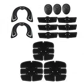 AZOD Body Mobile-Gym 6 Pack Tummy Flatter | Weight Loss Muscle Toning/Fitness Technology Kit 6 Pack Abs | Wireless Electro Pad Portable Gym