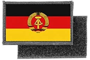 AKACHAFACTORY Flag Patch Printed Badge Country Germany Deutschland German RDA DDR East
