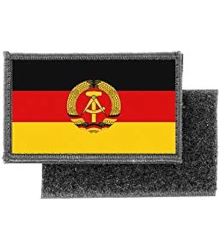 OPNAAR DDR-vlag - 04380 - Gr. 9,5 cm x 6,5 cm - patches stick