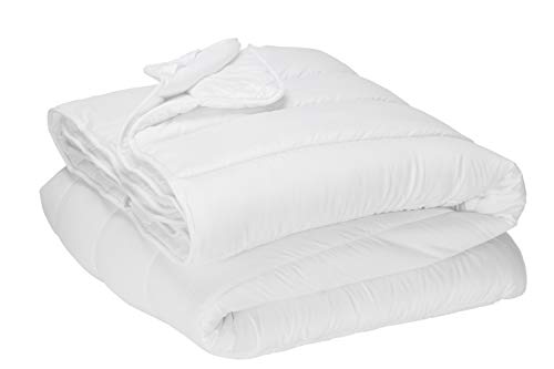 Pikolin Home - Edredón/Relleno nórdico  de fibra, Antialérgico, 100% percal de algodón, cuatro estaciones, dúo 125+250gr/m², 240x220cm-Cama 150 (Todas las medidas)