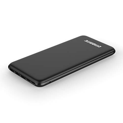 Litionite Blade 20000mAh Power Bank Ultra Sottile con Rivestimento Gommato Antiscivolo - 3x USB Output - 3x USB Input (1x Type-C) - Batteria Esterna portatile per Smartphone/Tablet/GoPro/Fotocamera