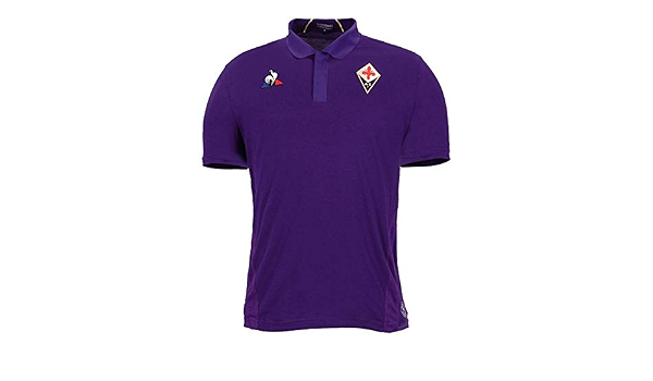 Le Coq Sportif 2018-2019 Fiorentina Home Football Soccer T-Shirt Maglia  (Kids) : Abbigliamento