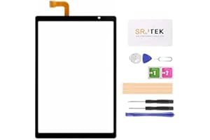SRJTEK pour Facetel q3 Pro Écran de Remplacement 10.1 Pouces Capteur numériseur pour Facetel q3 Pro Panneau Tactile Verre de Remplacement Pièces détachées(Blanc)