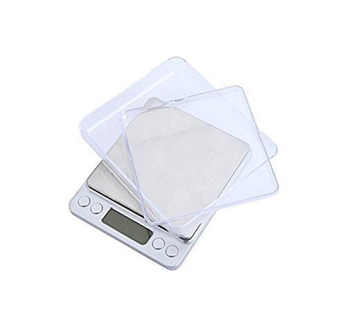 Boweike Präzisionswaage Küchen Waage 3000g-0.1g Elektronische Waage Küchenwaage LCD Anzeige Mit Blau Licht Digitalwaage Mini Scale - 5