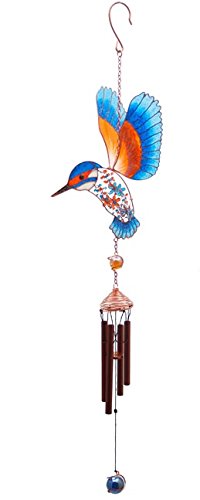 Giverny Gifts Windspiel mit großem Eisvogel