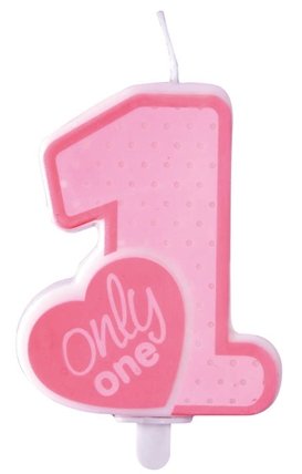 48-tlg. Partyset Minnie Baby 1. Geburtstag rosa – für 8 Personen – Partygeschirr und Zubehör - 7
