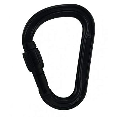 PETZL Lampes frontales Attache Mousqueton à vis Noir
