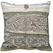 Produktbild Map Of Seville From Civitates Orbis Terrarum By Throw Pillow Case