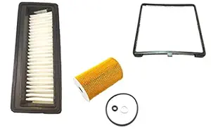 Gopinath Autolink CAR ENGINE AIR FILTER + OIL FILTER + AC FILTER SET OF 3PCS COMPATIBLE WITH I10 GRAND DIESEL