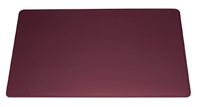 Durable 710303 Sous-main avec rebord rainuré dessous en mousse antidérapant - 65x52 cm - Rouge