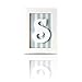 LETTER S - Individually Framed Baby Letters - with Blue, Pink and Green Backgrounds included for Free