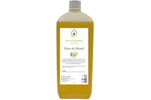 PURENAIL Purespa- Huile de Massage parfumée Fleur de Monoï, pour des moments intimes, huile vegetale relaxante et exotique (1 Litre)