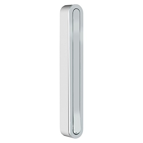 Klapphaken Designer Garderobe TESSIN – weiss – für Balkon, Terasse und Garderobe – platzsparend, modern, stabil, Klapp-Haken aus wetterfestem Chrom und hochwertigem Kunststoff. Exklusive Mini Klapp-Garderobe. - 3