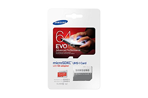 Samsung Speicherkarte MicroSDXC 64GB EVO Plus UHS-I Grade 1 Class 10, für Smartphones und Tablets, mit SD Adapter - 6