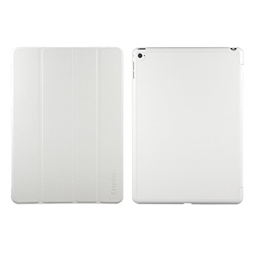 iPad Air 2 Hülle, EasyAcc Ultra Slim Cover Schutzhülle Bumper Lederhülle mit Standfunktion / Auto Sleep Wake Up Funktion für iPad Air 2 2014 Modell Number A1566/ A1567 – Weiß, Ultra Slim - 8