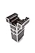 Urbanity Professional Aluminium Beauty Makeup Cosmetic Trolley Case Black