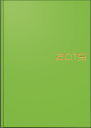 Brunnen Buchkalender 2020 Modell 795 A5 Grün 1 Seite 1 Tag Balacron Einband -