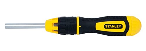 Stanley Multi-Bit Ratschenschraubendreher Set, 20 teilig, SL/PH/TX/SQ/Steckschlüssel, mit Bithalter, STHT0-62574 - 3