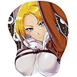 dpyp037 Attack on Titan Anime Annie Leonhart Brustumfang Stereoscopic Maus Pad