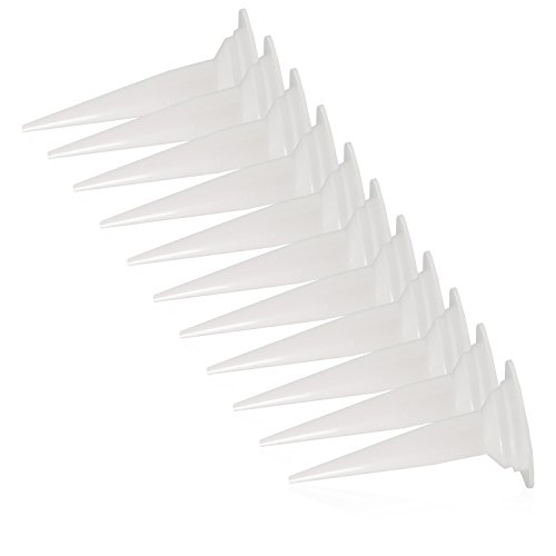 HSM Kartuschenpresse Kartuschenpistole Profi Silikonspritze für Bad Sanitär Silikon Presse geschlossen Dichtstoffpistole (600 ml) + 10 x Kartuschenspitzen - 4