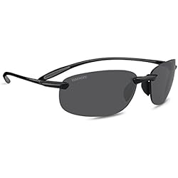 Serengeti 7318 Gafas, Unisex adulto, Negro (Shiny Black), M