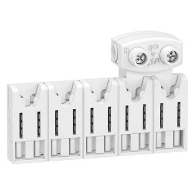 SCHNEIDER - Resi9 XE répartiteur système embrochable 5 modules avec connecteur SCHNEIDER R9EXHC05 - SCH-R9EXHC05