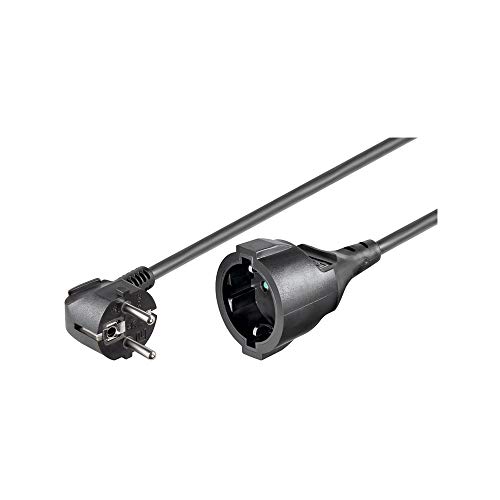 Wentronic - Cable alargador con toma y salida de corriente (117 W)